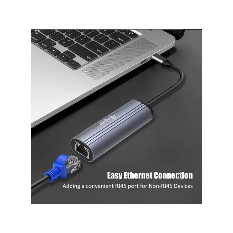Equip USB-C a RJ45 Gigabit Red + Adaptador PD USB Type-C 100W