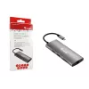 Adaptador multifunción Equip USB-C 9 en 1, HDMI 4K/60Hz, Gigabit-LAN, USB 3.2 GEN1, SD/TF, 100W USB PD