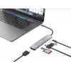 Adaptador multifunción Equip USB-C 7 en 1, HDMI 4K/60Hz, USB 3.2 Gen1 x3, TF/Micro SD, 100W USB PD