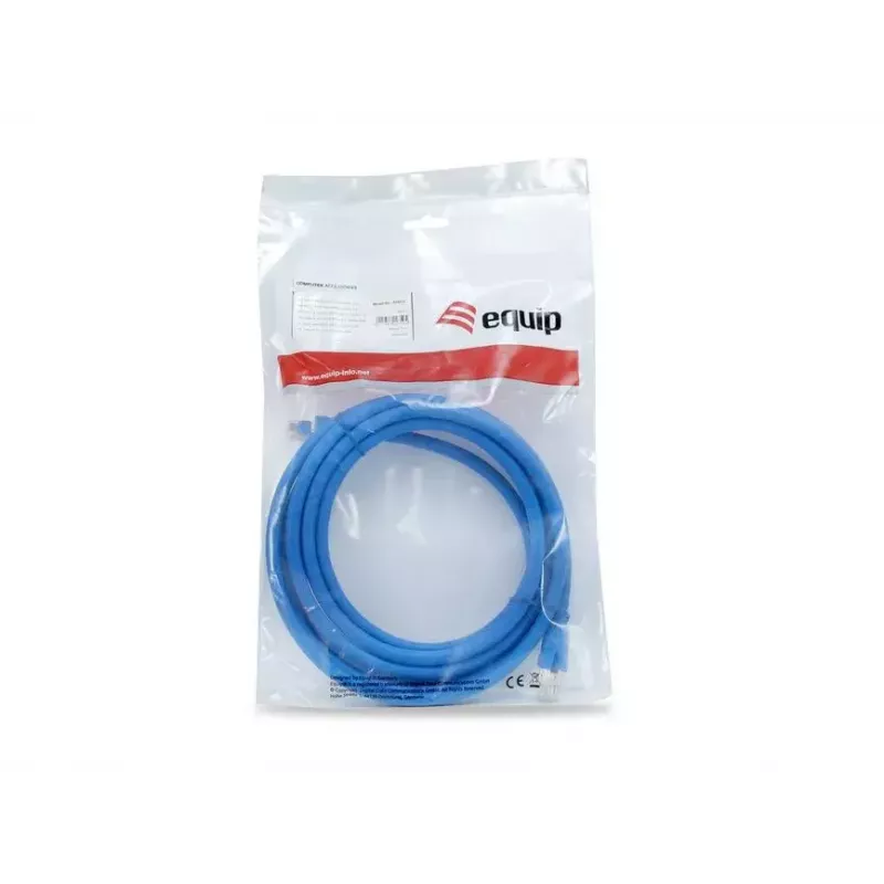 Cable de red Equip Cat 8.1 S/FTP (PIMF), LSOH, 0,5 m, azul