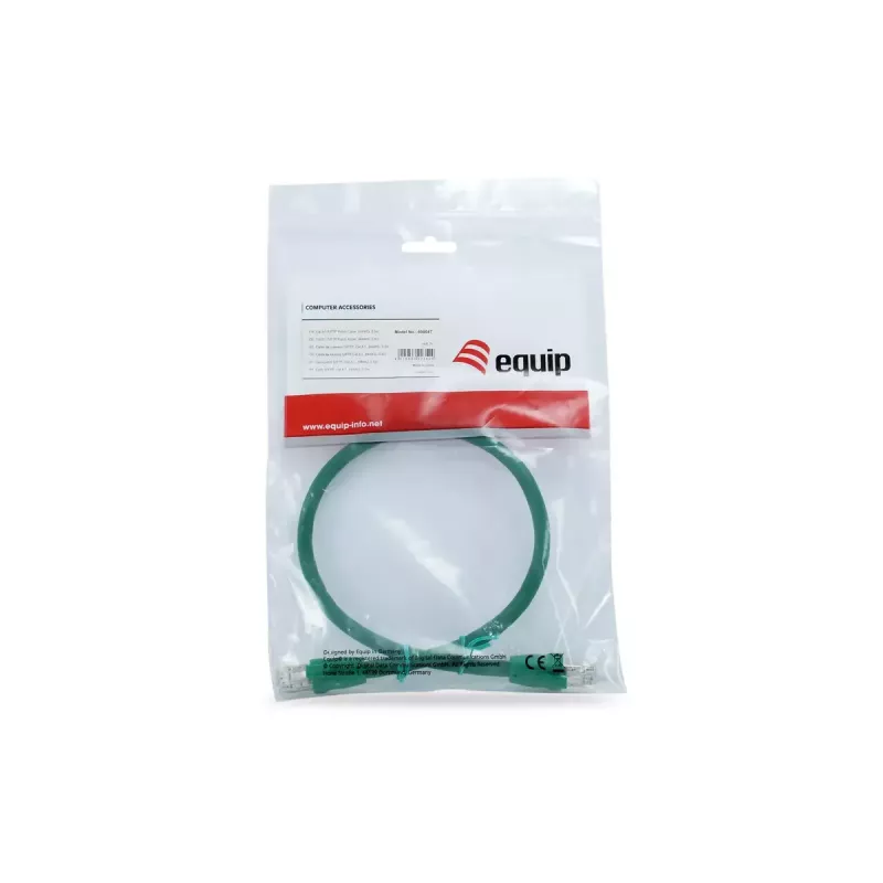 Cable de red Equip Cat 8.1 S/FTP (PIMF) RJ-45 Cat8.1 0,5 m verde