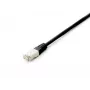 Equip Cat.6A Platinum S/FTP cable de red, negro, 0,25 m, 10 uds./set