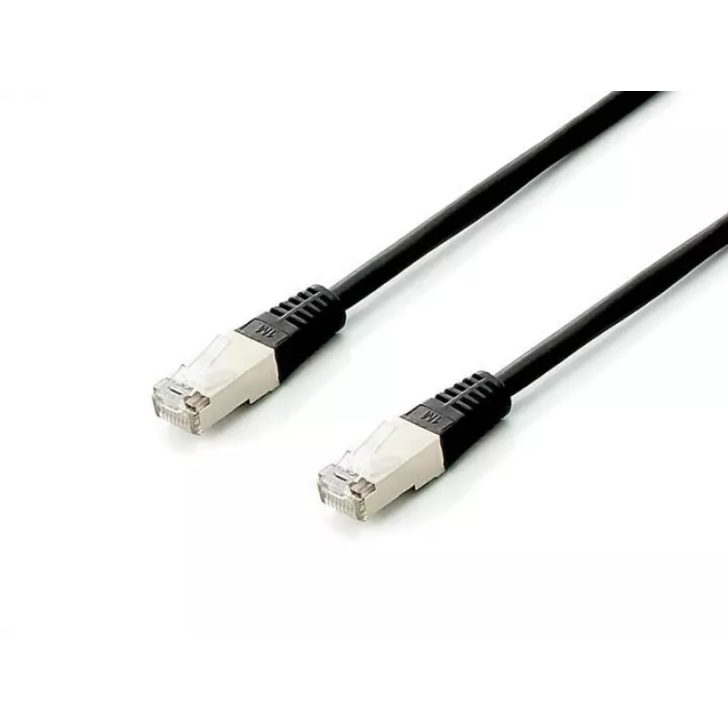 Equip Cat.6A Platinum S/FTP cable de red, negro, 0,25 m, 10 uds./set