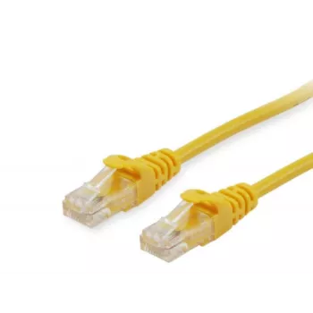 Cable de red Equip Cat.6 U/UTP, 0,15 m, amarillo, 0,15 m, Cat6, U/UTP (UTP), RJ-45, RJ-45, amarillo
