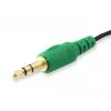 Equip Cable divisor de audio, negro, 3,5 mm, 2 x 3,5 mm, conector hembra, conector macho, policloruro de vinilo (PVC)