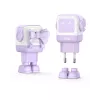Ugreen Nexode RG 65W 3 puertos GaN cargador rápido de CA para ordenador portátil, móvil, ratón, portátil, batería externa, teléfono rosa uso en interiores