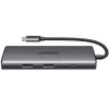 Adaptador multifunción USB-C UGREEN 15531 HDMI USB 3.0 Ethernet