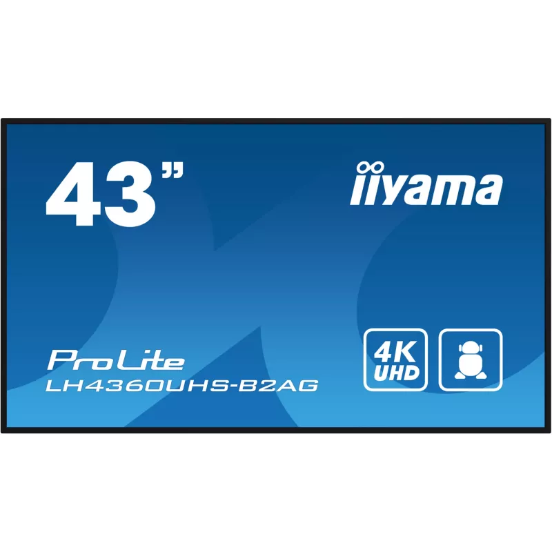 iiyama ProLite LH4360UHS-B2AG pantalla de señalización digital de 43 pulgadas 4K UHD