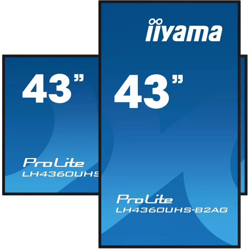 iiyama ProLite LH4360UHS-B2AG pantalla de señalización digital de 43 pulgadas 4K UHD
