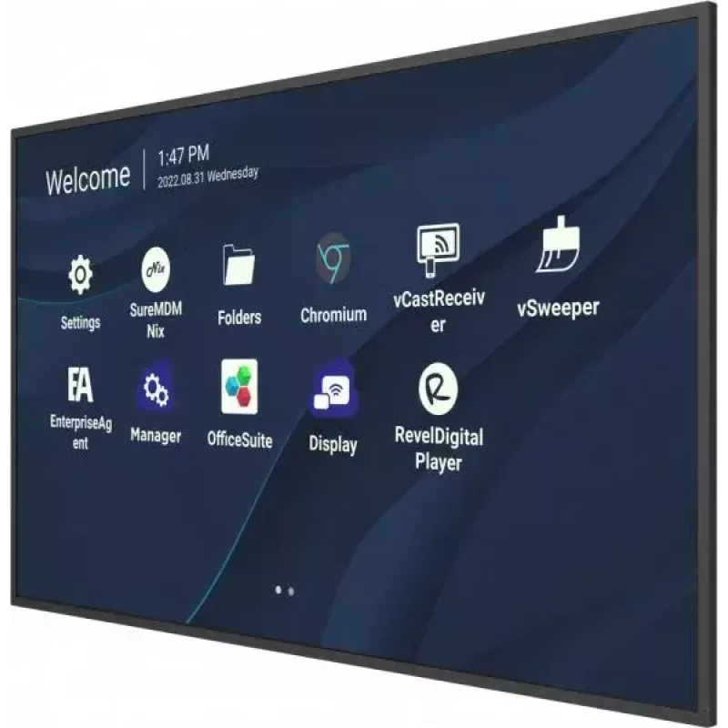 Pantalla de señalización Viewsonic CDE9830 2,49 m (98 inch) Wi-Fi 500 cd/m² 4K Ultra HD negro procesador integrado Android 11