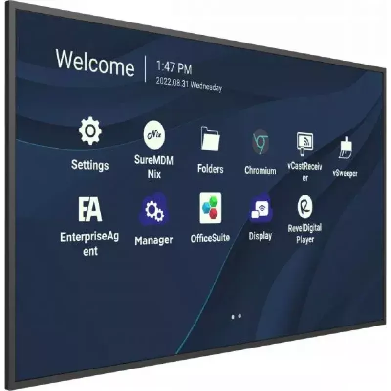 Pantalla de señalización Viewsonic CDE9830 2,49 m (98 inch) Wi-Fi 500 cd/m² 4K Ultra HD negro procesador integrado Android 11