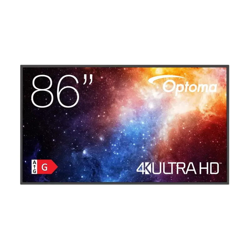 Pantalla plana de señalización digital Optoma N3861K 86