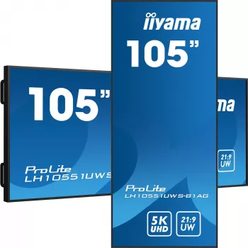 Pantalla de señalización iiyama LH10551UWS-B1AG pantalla plana de señalización digital 2,67 m (105