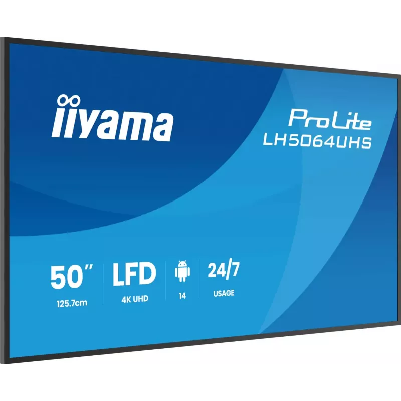 Pantalla plana de señalización digital iiyama LH5564UHS-B1AG 55