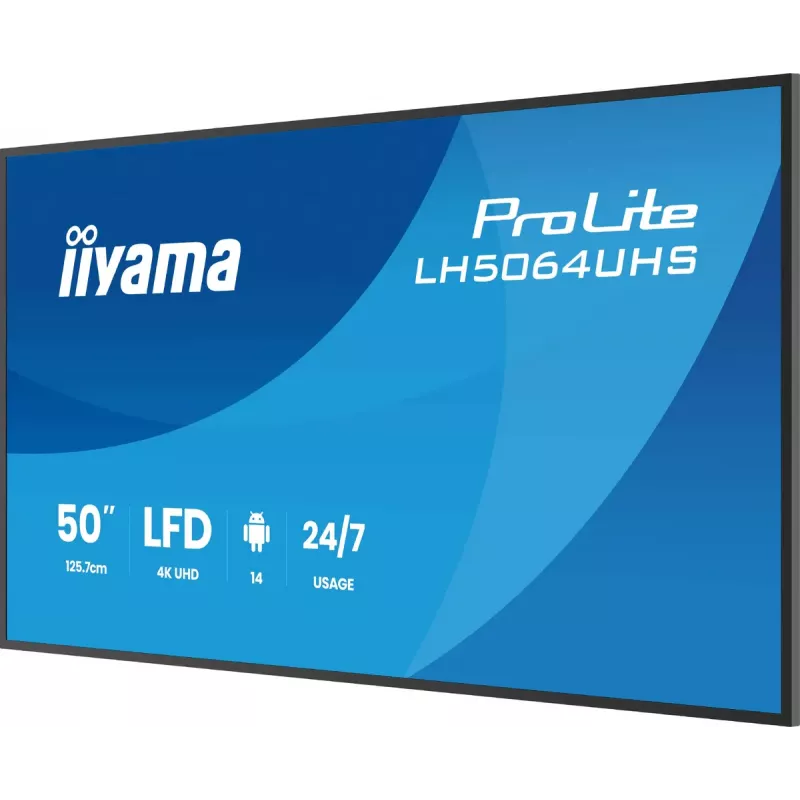 Pantalla plana de señalización digital iiyama LH5564UHS-B1AG 55