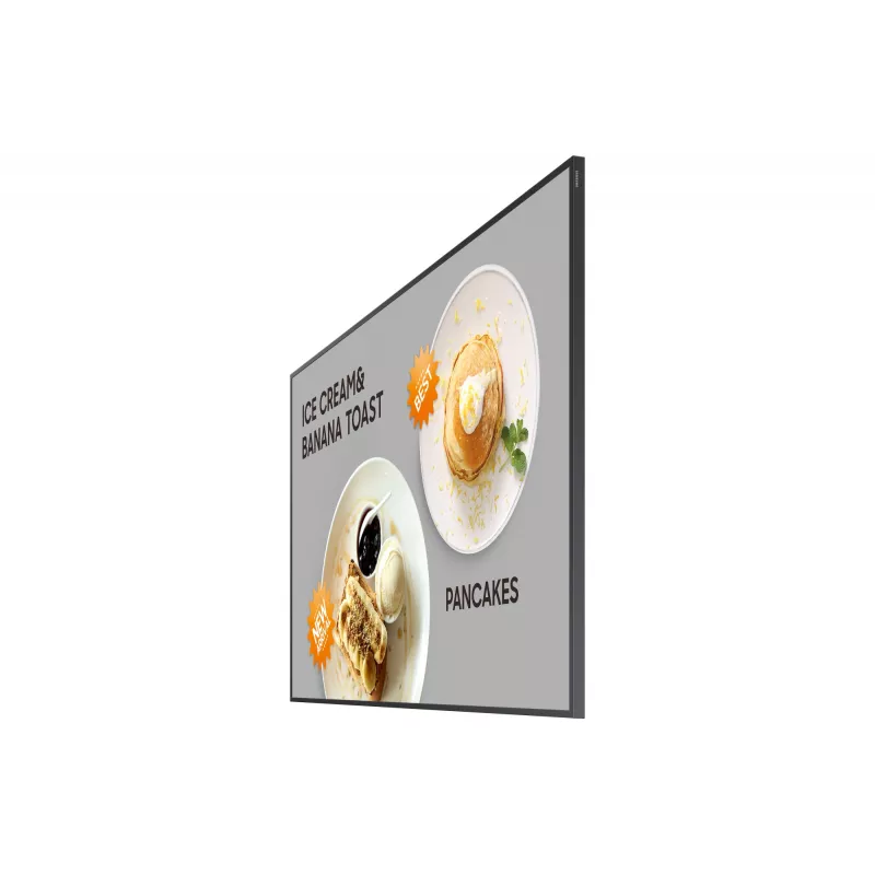 Pantalla plana de señalización digital Samsung QM32C 81,3 cm (32 inch) LCD Wi-Fi 400 cd/m² Full HD negro procesador integrado Tizen 24/7