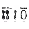 Pantalla de señalización iiyama TE9218UWI-B1AG diseño kiosco 2,32 m (91,5 inch) LED Wi-Fi 500 cd/m² 5K Ultra HD negro pantalla táctil procesador integrado Android 16/7