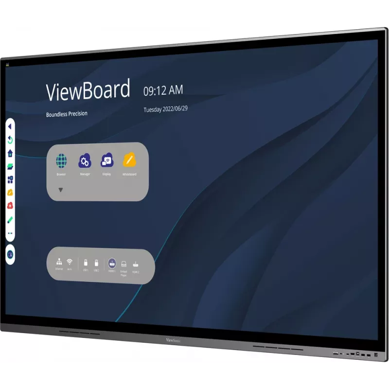 Pantalla de señalización Viewsonic IFP7562 pantalla plana interactiva 190,5 cm (75 inch) LED Wi-Fi 350 cd/m² 4K Ultra HD negro pantalla táctil procesador integrado Android