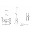 Equip soporte de techo para dos pantallas de 32