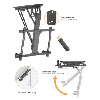 Equip soporte de techo motorizado para TV de 32