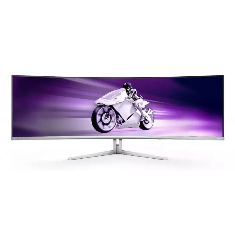 Philips Evnia 8000 49M2C8900/00 monitor de ordenador 124,2 cm (48,9 inch) 5120 x 1440 píxeles Dual QHD QD-OLED blanco