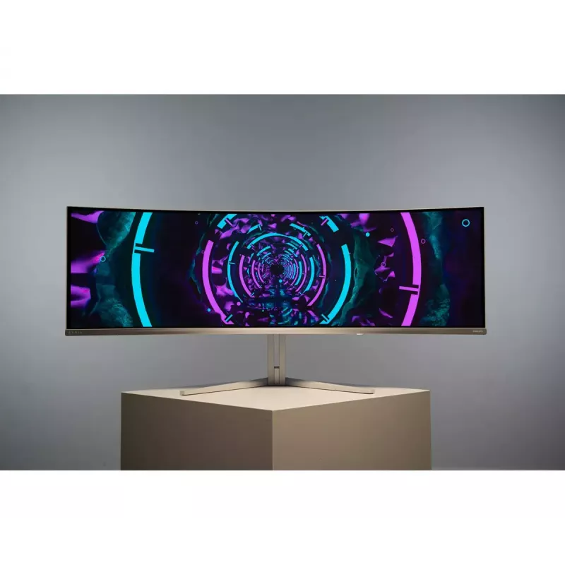 Philips Evnia 8000 49M2C8900/00 monitor de ordenador 124,2 cm (48,9 inch) 5120 x 1440 píxeles Dual QHD QD-OLED blanco