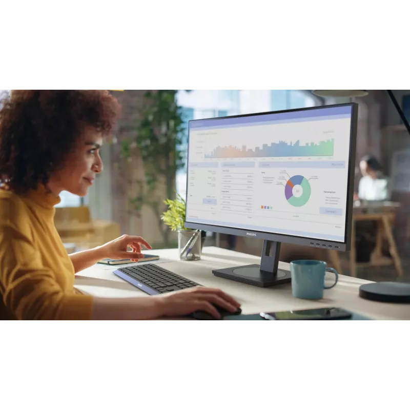 Philips serie 3000 27B1U3900/00 monitor de ordenador 68,6 cm (27 inch) 3840 x 2160 píxeles 4K Ultra HD LCD negro