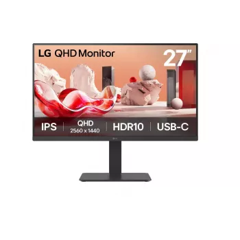 LG 27BA65QB-B.AEU monitor de ordenador 68,6 cm (27 inch) 2560 x 1440 píxeles Wide Quad HD LED negro