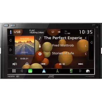 Receptor multimedia para coche JVC KW-M875DBW negro Wi-Fi 180 W Bluetooth