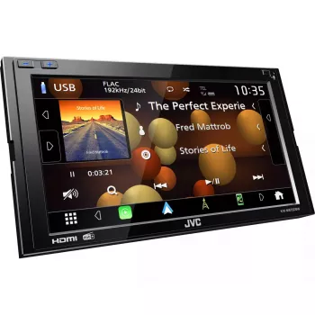 Receptor multimedia para coche JVC KW-M875DBW negro Wi-Fi 180 W Bluetooth