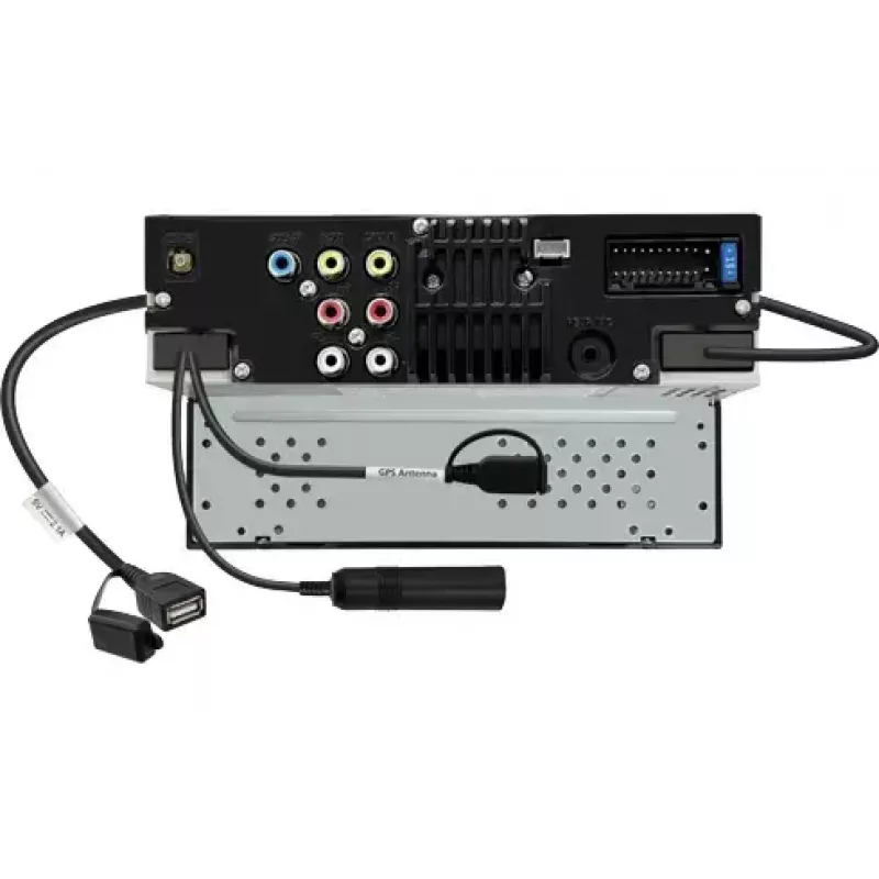 JVC KW-M595DBT receptor multimedia 2 DIN para coche, pantalla táctil de 6,8 pulgadas, DAB+, Apple CarPlay, Android Auto, Wi-Fi, 22 W, negro