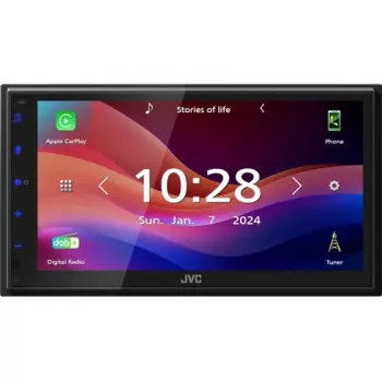 Receptor multimedia para coche JVC KW-M595DBT negro Wi-Fi 22 W Bluetooth