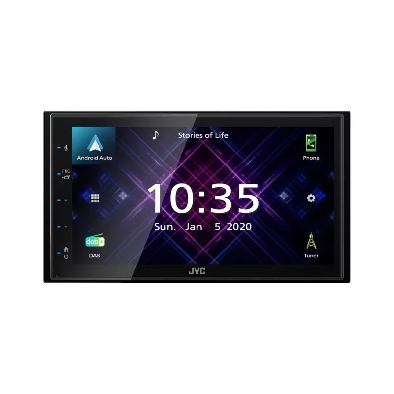 Receptor multimedia para coche JVC KW-M565DBT negro 200 W Bluetooth