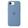 APPLE iPhone 16E – Funda de silicona – Azul invierno (MD3Q4ZM/A)