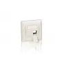 Placa frontal alemana Equip de 2 puertos