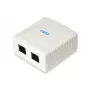 Caja de superficie Equip 2 puertos Cat.6 235214
