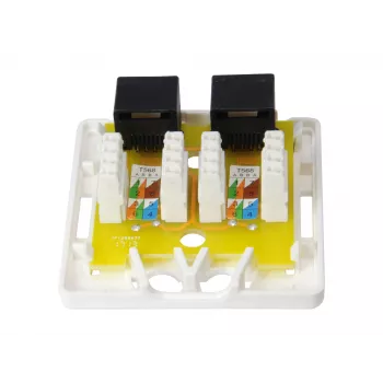 Caja de superficie Equip 2 puertos Cat.6 235214