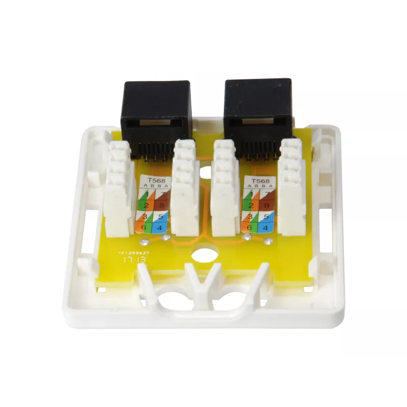 Caja de superficie Equip 2 puertos Cat.6 235214