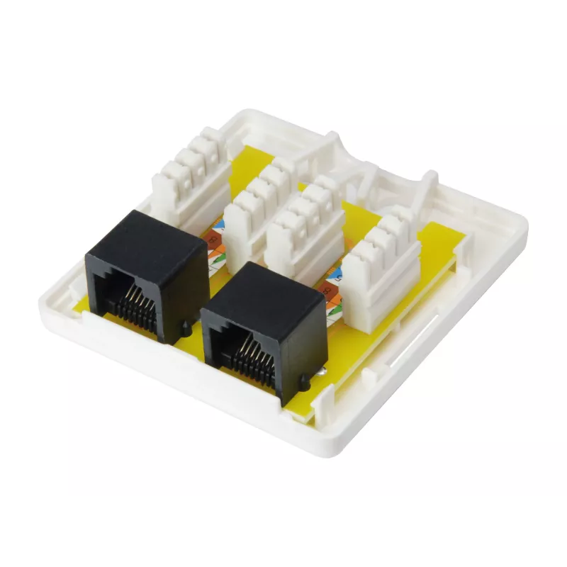 Caja de superficie Equip 2 puertos Cat.6 235214