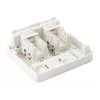 Caja de superficie para 2 conectores Keystone Equip 125124