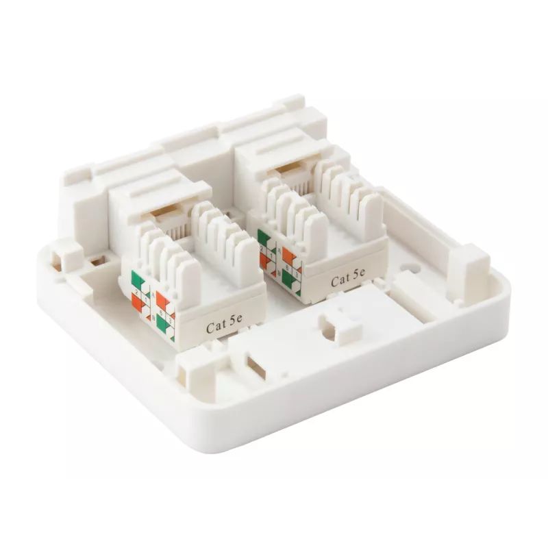 Caja de superficie para 2 conectores Keystone Equip 125124