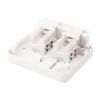 Caja de superficie para 2 conectores Keystone Equip 125124