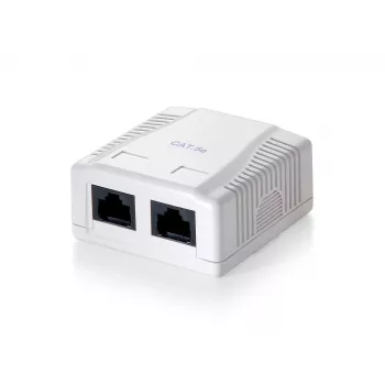Caja de superficie Equip 2 puertos Cat.6 235212