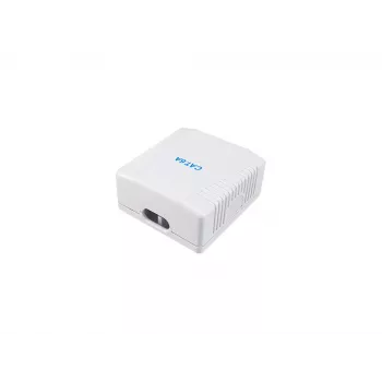 Caja de superficie Equip 2 puertos Cat.6A 61 mm x 29,6 mm x 59,1 mm