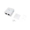 Caja de superficie Equip 2 puertos Cat.6A 61 mm x 29,6 mm x 59,1 mm