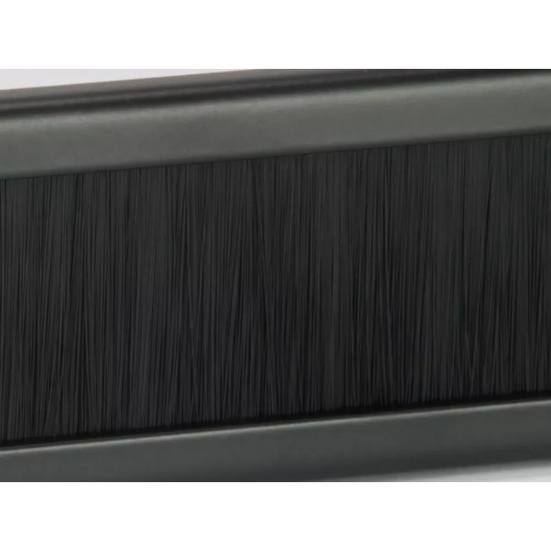 Panel pasacables Equip, negro (RAL 9005)