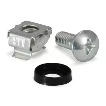 Set de tuercas enjauladas y tornillos M6 Equip, 20 sets