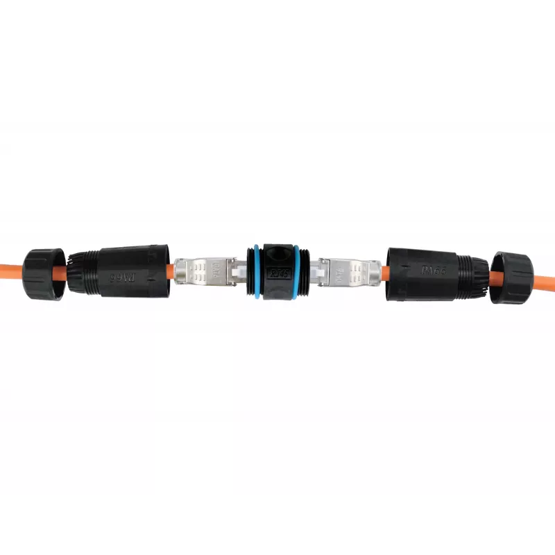 Acoplador en línea RJ45 para exterior Equip Cat.6A 221172