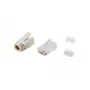 Equip set de conectores RJ45 Cat.6A 100 uds. transparente blanco