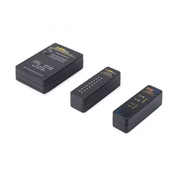 Equip comprobador de cables de red, RJ45, BNC, PoE